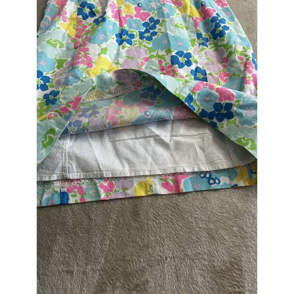 LILLY PULITZER Serena Dress Size 6 Spring Fling Floral Sleeveless Beaded Women's - Picture 3 of 7
